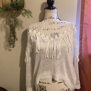 White Stella Knitted Sweater